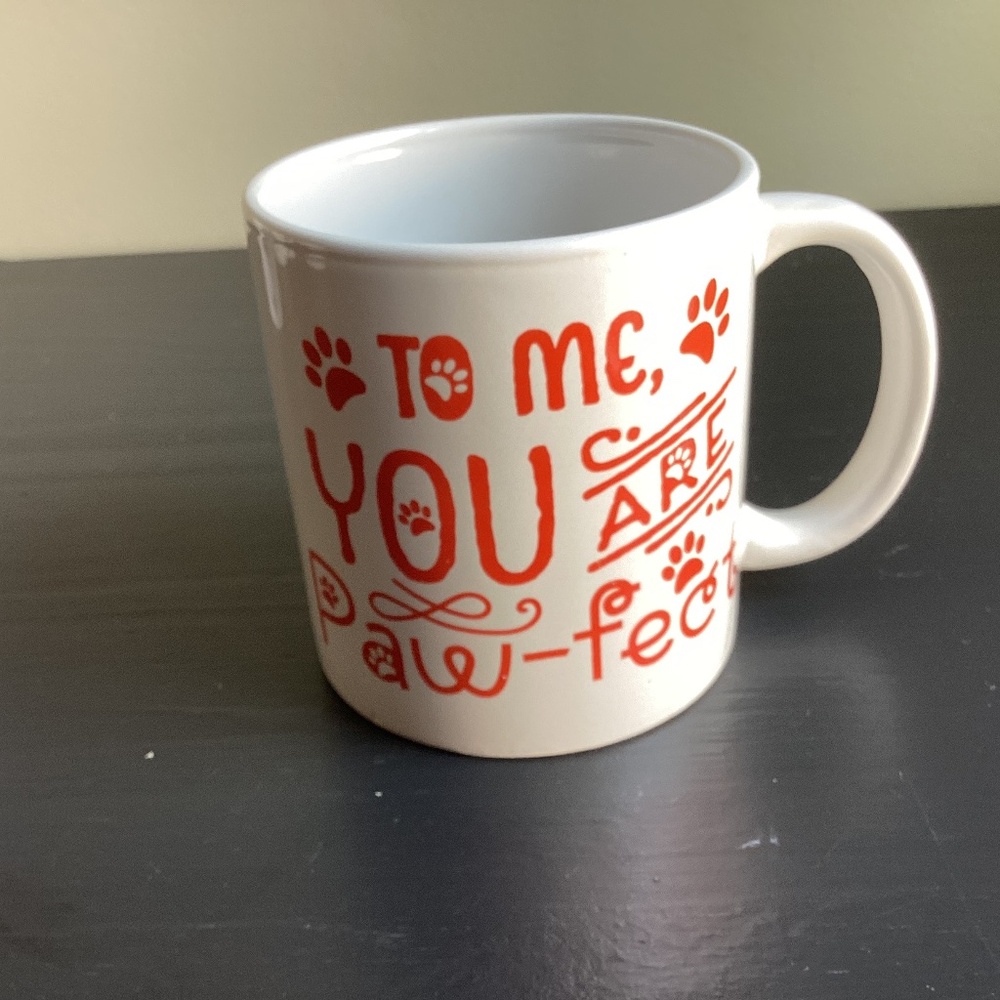 Royal Norfolk Mug”To Me YOU are Paw-fect” dishwasher and microwave safe
